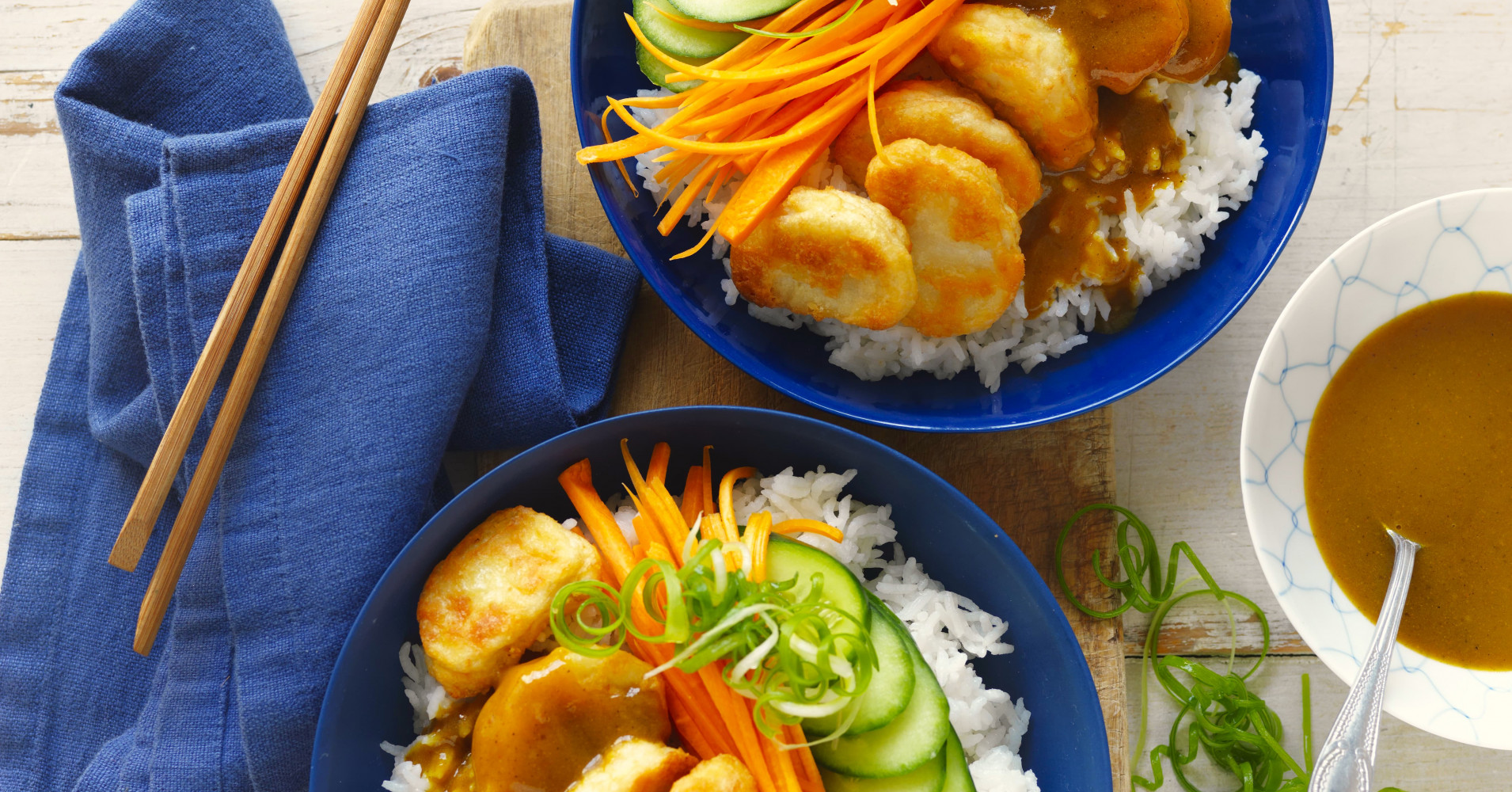 Tempura Nuggets Sushi Bowl Recipe myfoodbook Homemade chicken nuggets